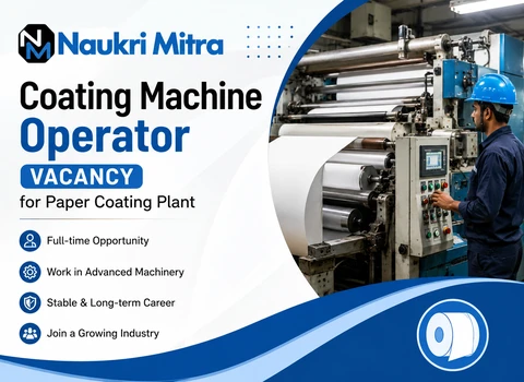 Coating Machine Operator Vacancy for Paper Coating Plant