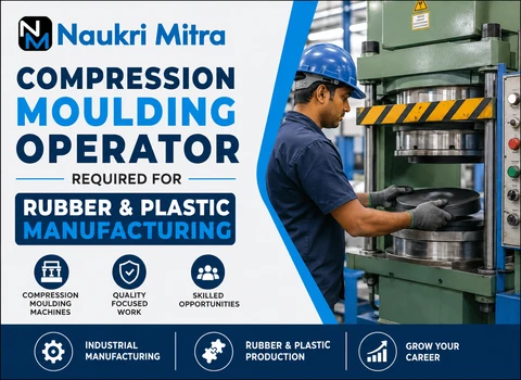 Compression Moulding Operator Required for Rubber & Plastic Manufacturing