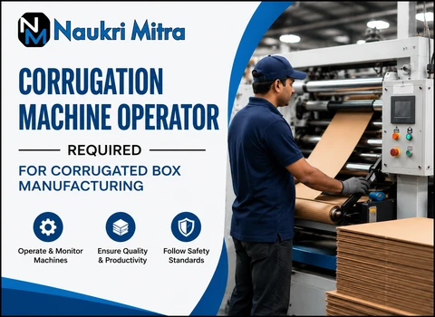 Corrugation Machine Operator Required for Corrugated Box Manufacturing