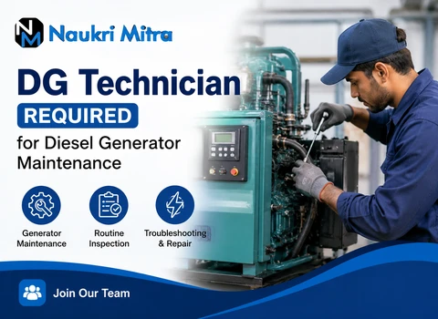 DG Technician Required for Diesel Generator Maintenance