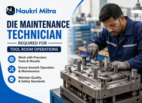 Die Maintenance Technician Required for Tool Room Operations