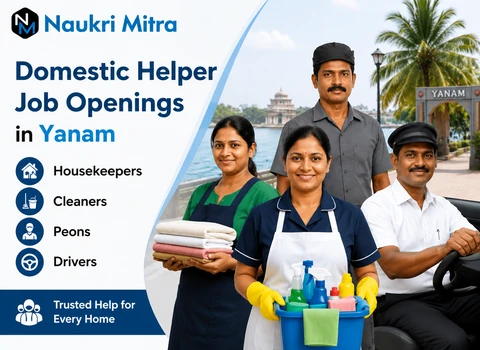 Domestic Helper Job Openings in Yanam - Housekeepers, Cleaners, Peons &amp; Drivers Needed