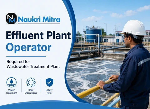 Effluent Plant Operator Required for Wastewater Treatment Plant