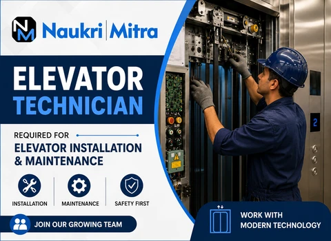 Elevator Technician Required for Elevator Installation & Maintenance