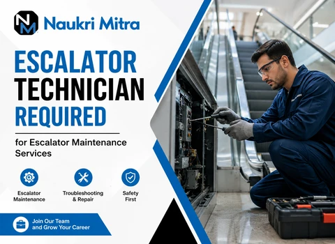 Escalator Technician Required for Escalator Maintenance Services