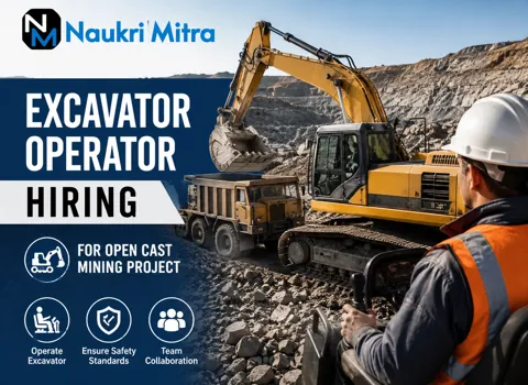 Excavator Operator Hiring for Open Cast Mining Project