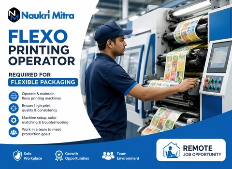 Flexo Printing Operator Required for Flexible Packaging