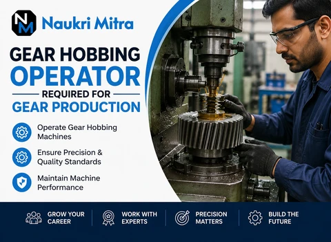 Gear Hobbing Operator Required for Gear Production