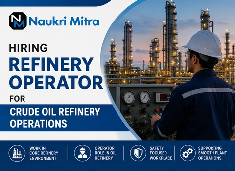 Hiring Refinery Operator for Crude Oil Refinery Operations