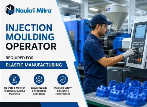 Injection Moulding Operator Required for Plastic Manufacturing
