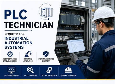 PLC Technician Required for Industrial Automation Systems