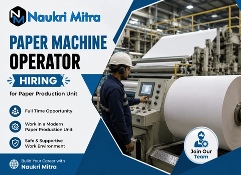 Paper Machine Operator Hiring for Paper Production Unit