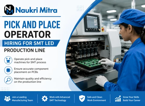 Pick and Place Operator Hiring for SMT LED Production Line