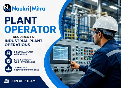 Plant Operator Required for Industrial Plant Operations