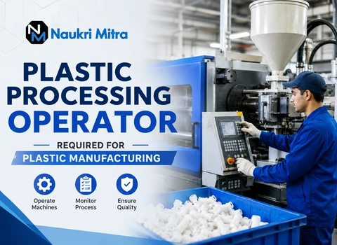 Plastic Processing Operator Required for Plastic Manufacturing