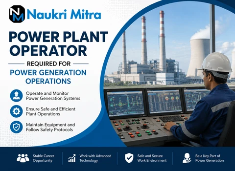 Power Plant Operator Required for Power Generation Operations