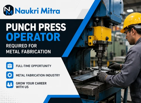 Punch Press Operator Required for Metal Fabrication