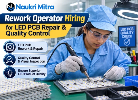 Rework Operator Hiring for LED PCB Repair & Quality Control