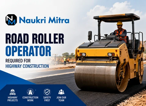 Road Roller Operator Required for Highway Construction
