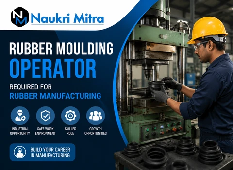 Rubber Moulding Operator Required for Rubber Manufacturing