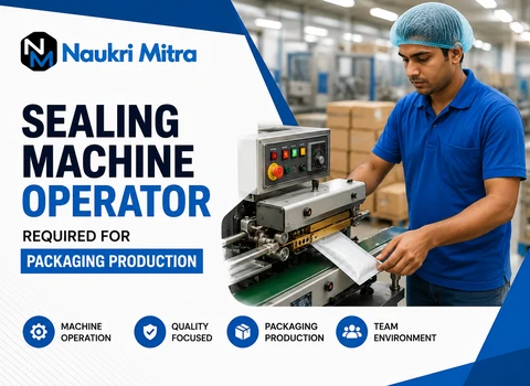 Sealing Machine Operator Required for Packaging Production