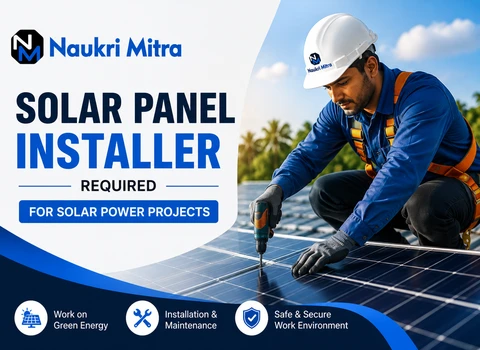 Solar Panel Installer Required for Solar Power Projects