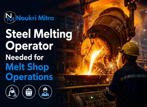 Steel Melting Operator Needed for Melt Shop Operations