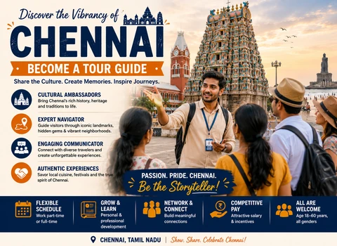 Tour Guide Jobs In Chennai