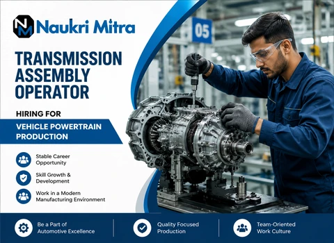 Transmission Assembly Operator Hiring for Vehicle Powertrain Production