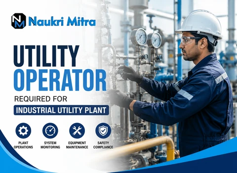 Utility Operator Required for Industrial Utility Plant