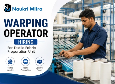 Warping Operator Hiring for Textile Fabric Preparation Unit