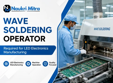 Wave Soldering Operator Required for LED Electronics Manufacturing