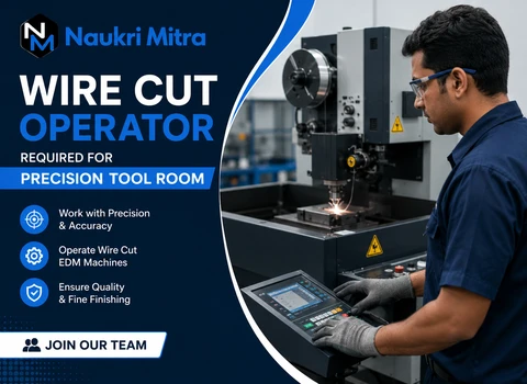 Wire Cut Operator Required for Precision Tool Room