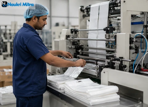 Bag Making Machine Operator Required for Packaging Production