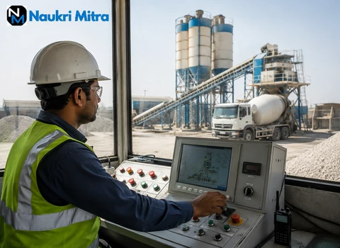 Batching Plant Operator Required for Ready Mix Concrete Plant