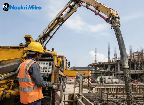 Concrete Pump Operator Required for Construction Projects