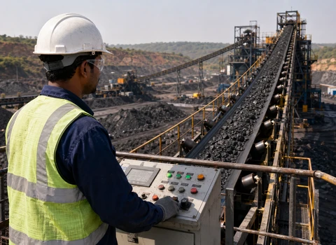 Conveyor Belt Operator Needed for Mining Material Transport System