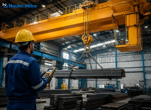 Gantry Crane Operator Required for Industrial Material Handling