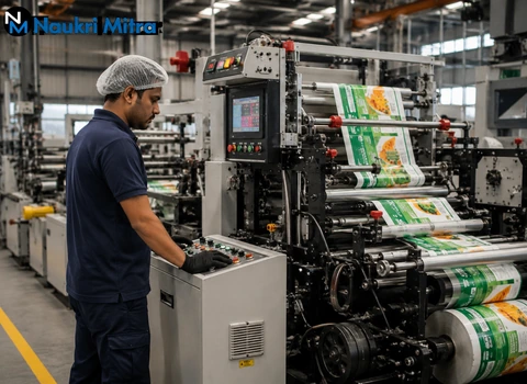 Pouch Making Machine Operator Required for Flexible Packaging Plant