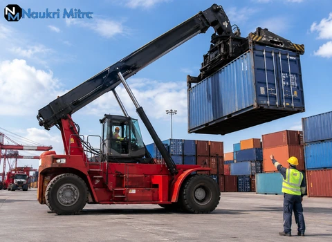 Reach Stacker Operator Required for Container Handling Operations