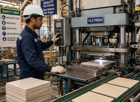 Tile Press Operator Hiring for Ceramic Tile Manufacturing Plant