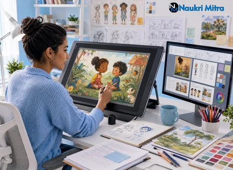 Remote Children's Book Illustrator