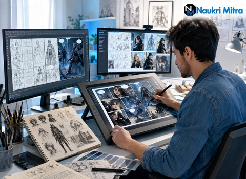 Remote Comic Book Illustrator