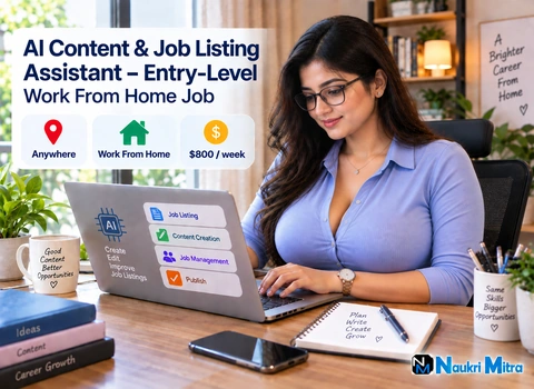 AI Content & Job Listing Assistant – Entry-Level Work From Home Job